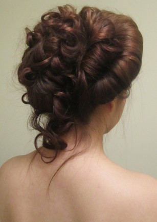 Victorian hair styling